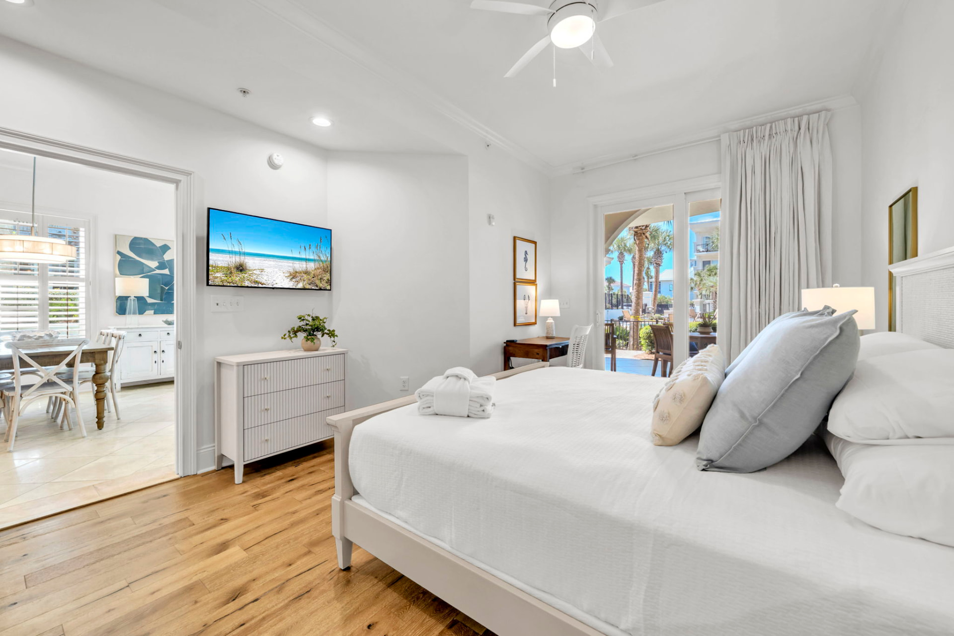 Primary king suite at Palmera at Adagio 30A