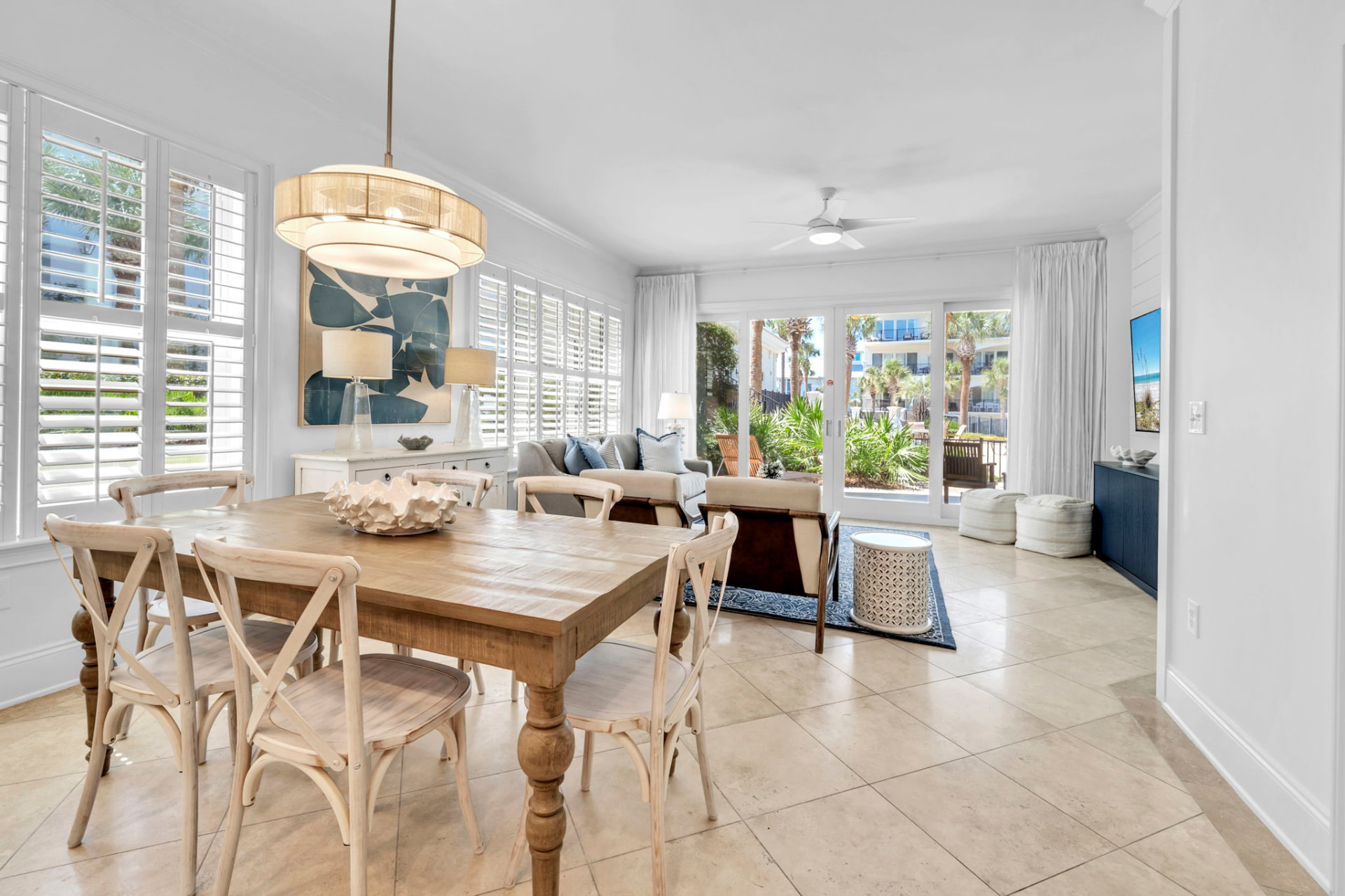 Dining room at Palmera at Adagio 30A