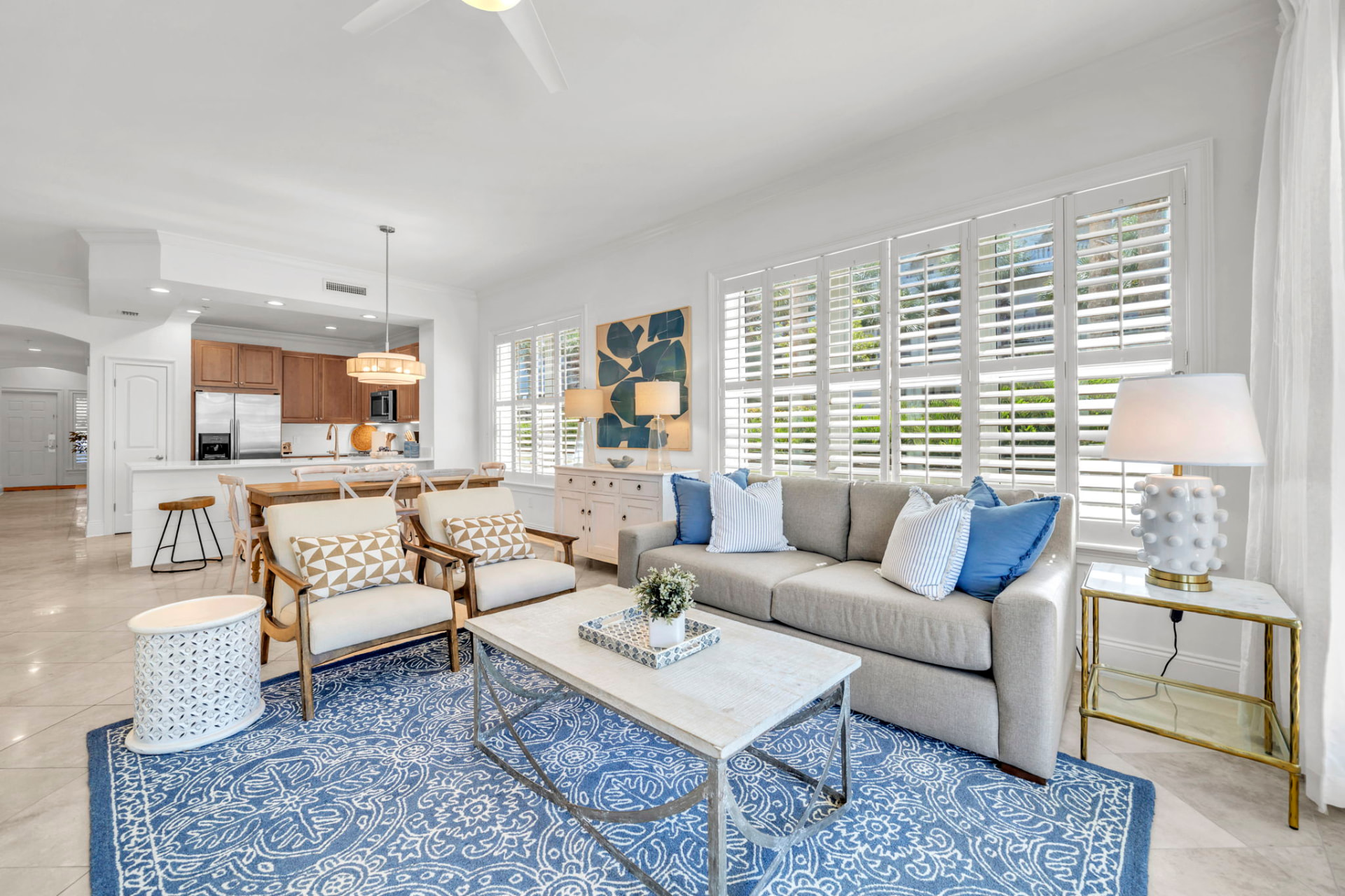 Living room at Palmera at Adagio 30A