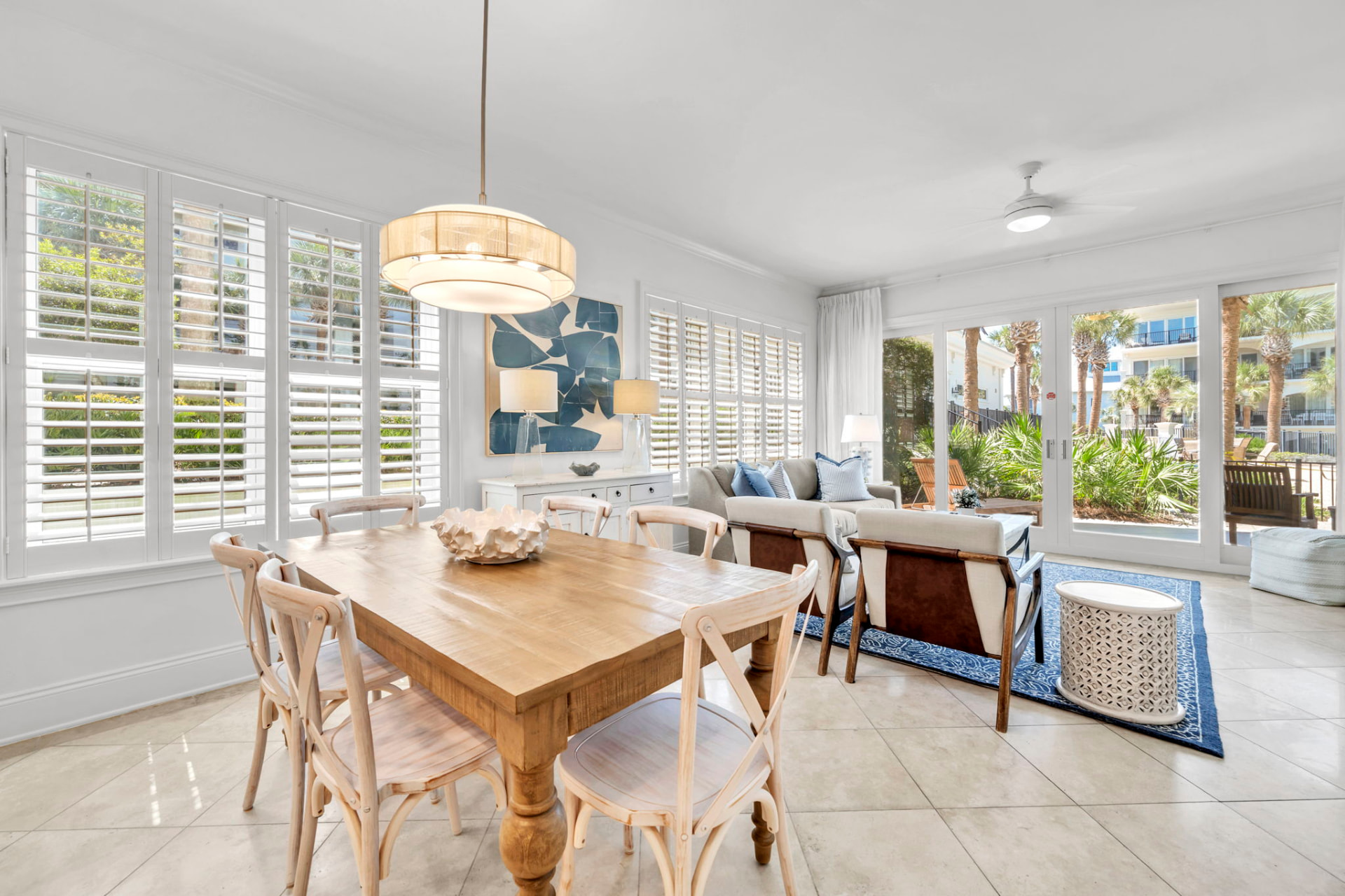 Dining for six at Palmera at Adagio 30A